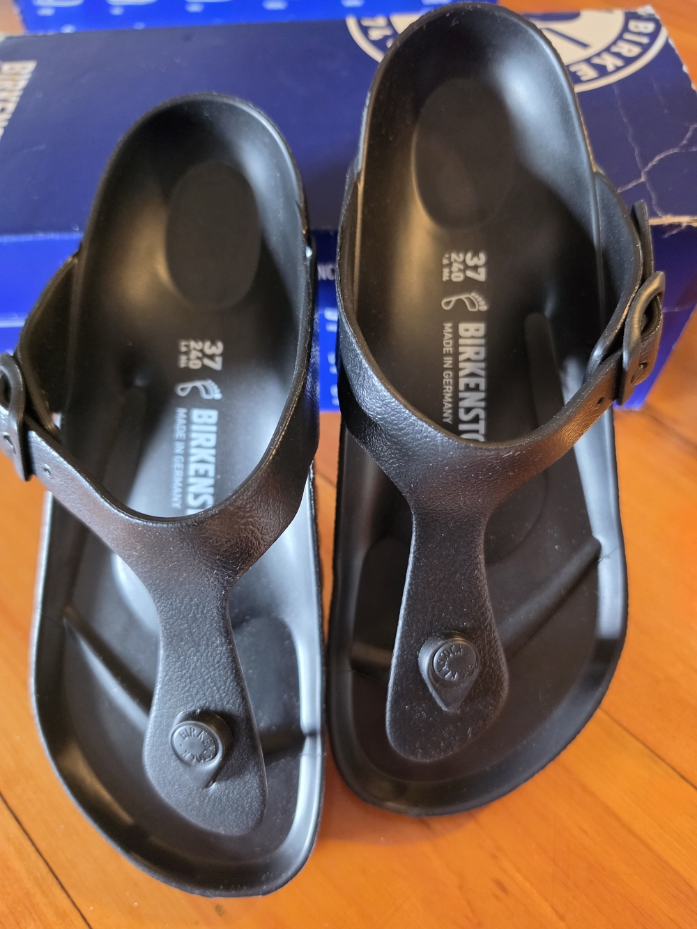 Birkenstock Black Men’s Gizeh EVA Thong Sandals